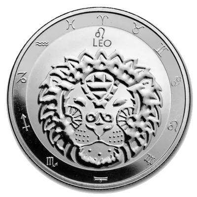 מזל אריה Zodiac מטבע כסף 1 אונקיה 2024