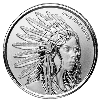 אריה ראונד כסף 1 אונקיה Scottsdale Mint - צד הכיתוב