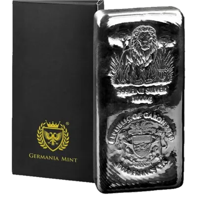 מטיל מטבע כסף 1 קילו - רוחות הסוואנה: אריה 2026 Germania Mint - תעודה