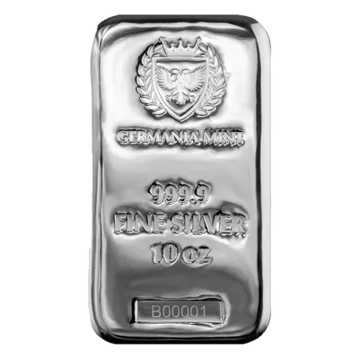 מטיל כסף 10 אונקיות Germania Mint
