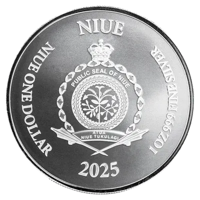 ליידי צדק 1 אונקיה כסף 2022 - צד הכיתוב
