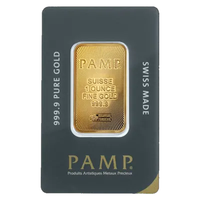 מטיל זהב 1 אונקיה PAMP Suisse קלאסי