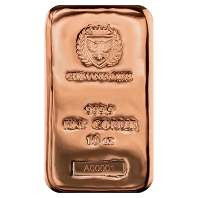 מטיל נחושת 10 אונקיות Germania Mint