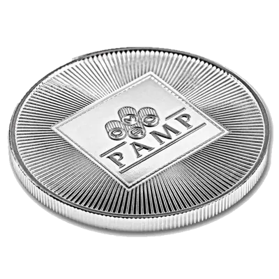 פאמפ ראונד פרימיום כסף 1 אונקיה PAMP - פרטים