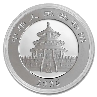פנדה מטבע כסף 30 גרם 2026 - מבט נוסף