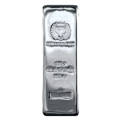 מטיל כסף 100 אונקיות Germania Mint