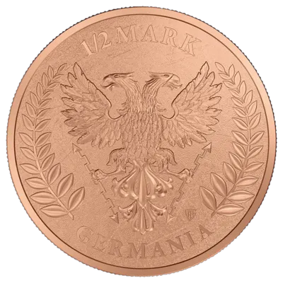 ליידי Germania ראונד נחושת 1/2 אונקיה 2026 - צד הכיתוב
