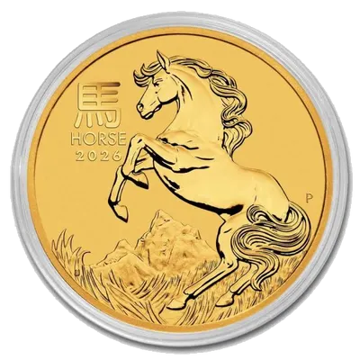 שנת הסוס מטבע זהב 1/4 אונקיה 2026 - פרטים