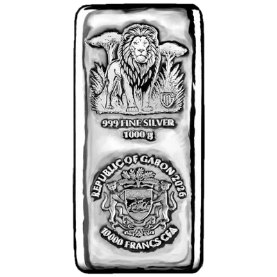 מטיל מטבע כסף 1 קילו - רוחות הסוואנה: אריה 2026 Germania Mint