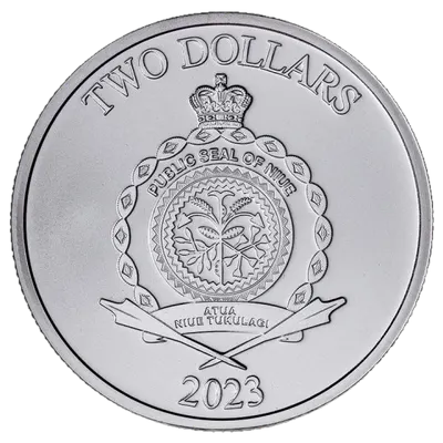 עץ החיים מטבע כסף 1 אונקיה 2023 - צד הכיתוב