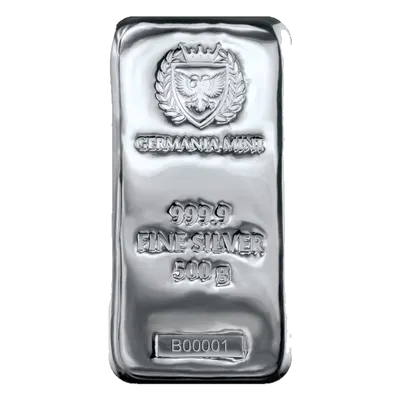 מטיל כסף 500 גרם Germania Mint