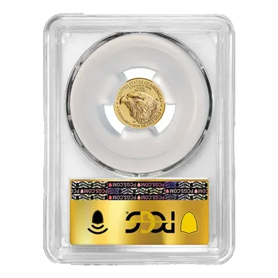 אמריקן גולד איגל 1/10 אונקיה מדורג 2024 FDI MS70 PCGS - צד הכיתוב