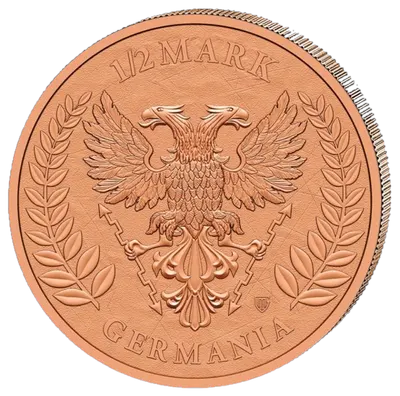 ליידי Germania ראונד נחושת 1/2 אונקיה 2026 - מבט נוסף