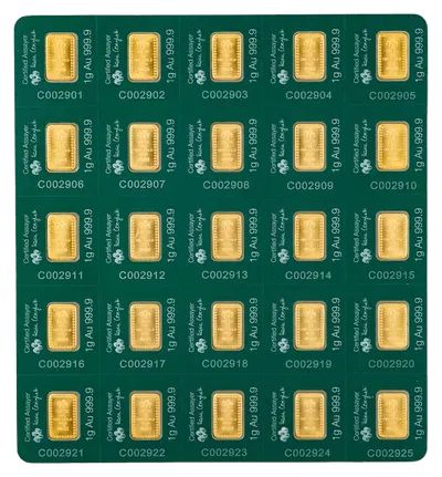 סט 25 מטילי זהב 1 גרם PAMP דיוואלי