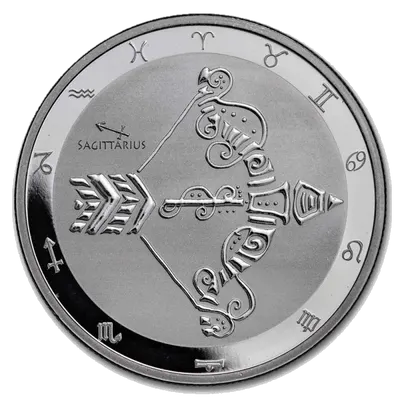 מזל קשת Zodiac מטבע כסף 1 אונקיה 2024