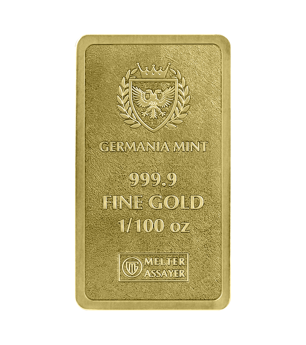 מטיל זהב 1/100 אונקיה ליידי ג'רמניה Germania Mint
