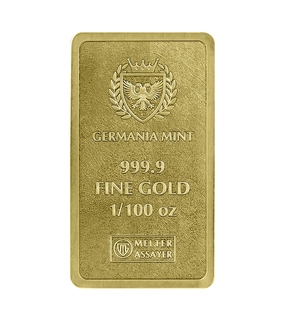 מטיל זהב 1/100 אונקיה ליידי ג'רמניה Germania Mint