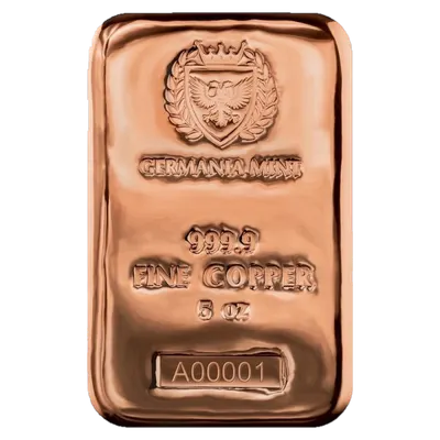 מטיל נחושת 5 אונקיות Germania Mint